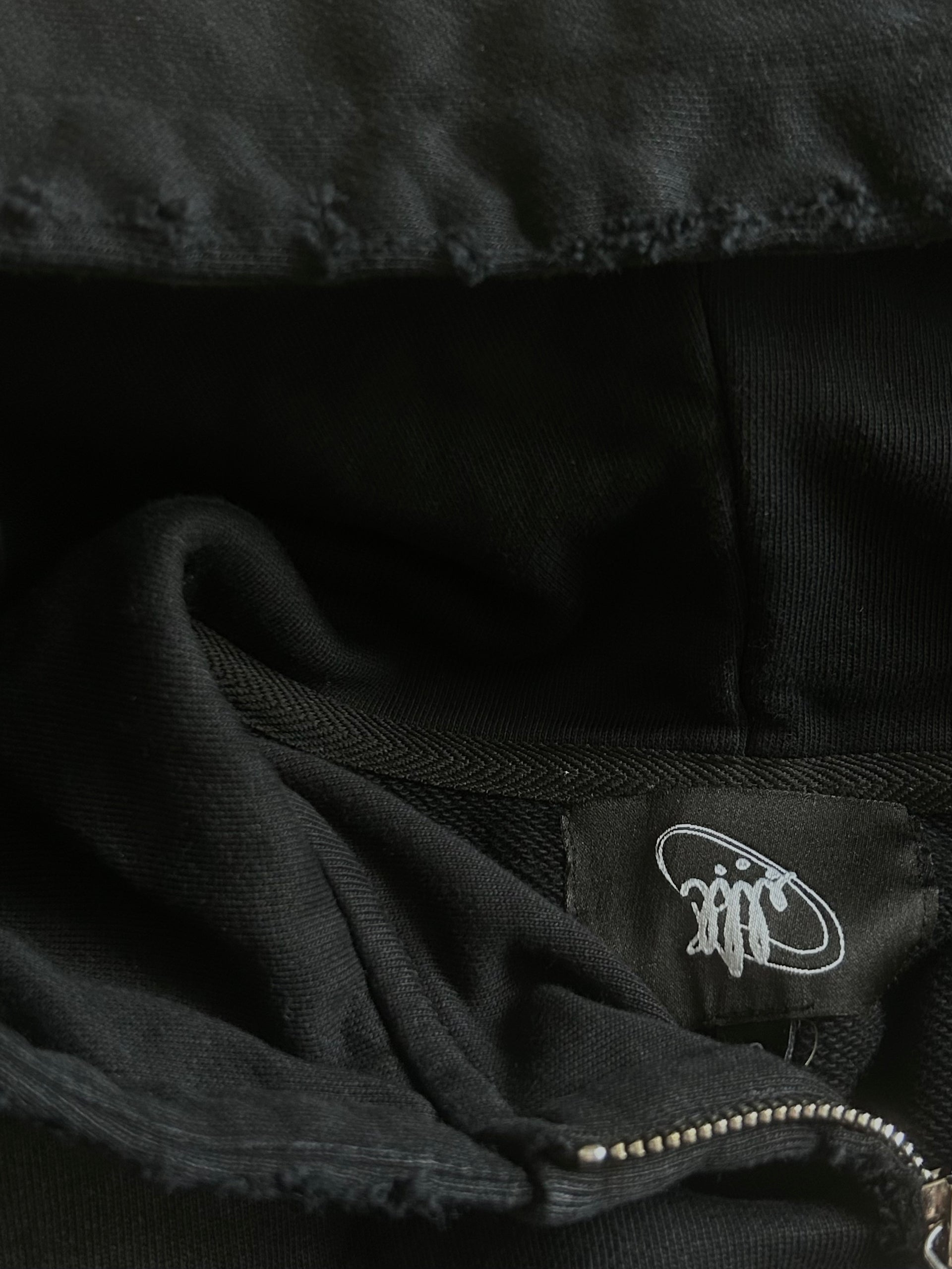 BLACK "TLILTIC" ZIP UP
